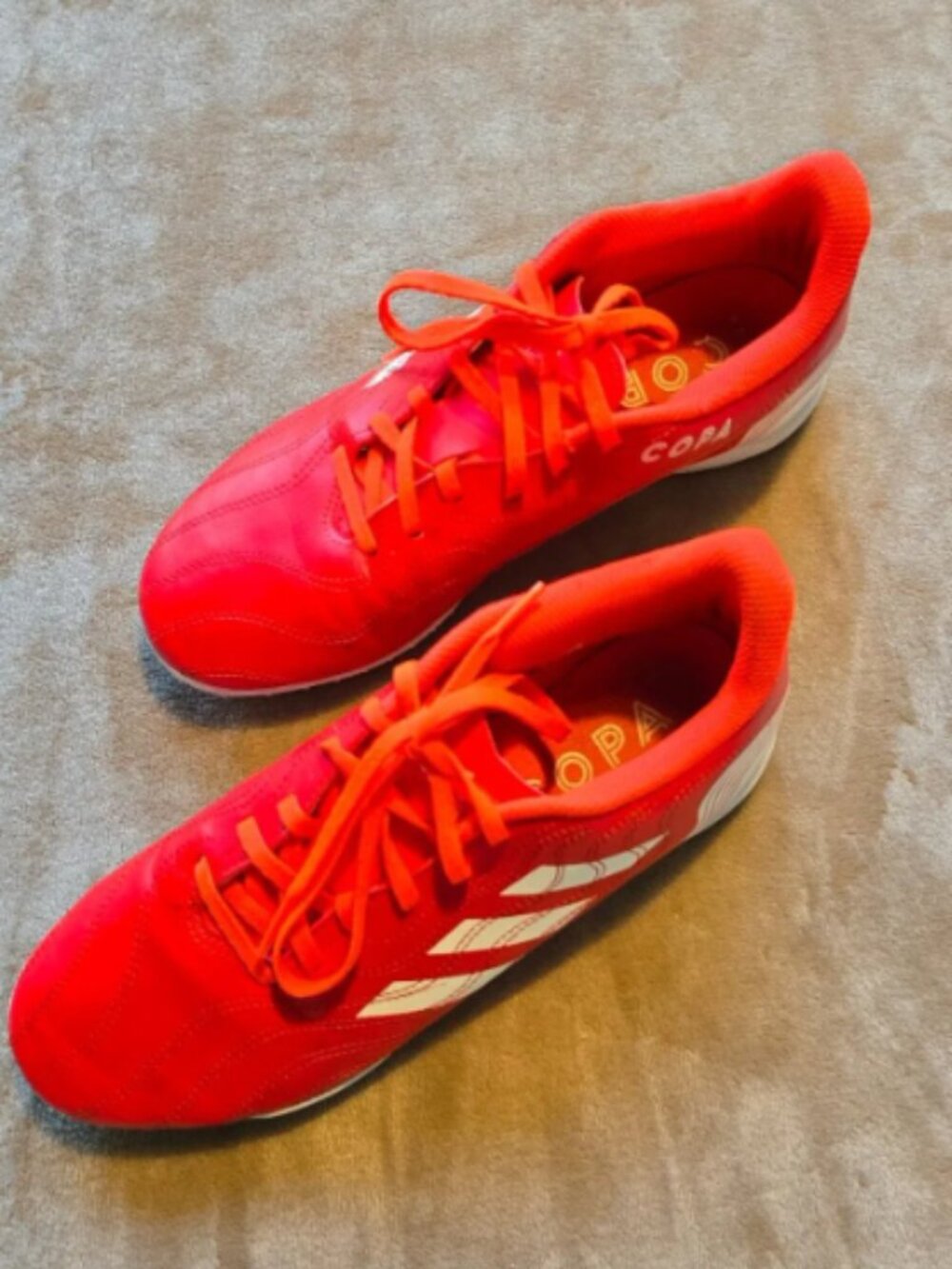 adidas Copa Sense.4 Indoor Soccer Shoes – US Men's Size 9.5 – Solar